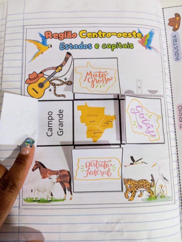 Kit Educacional Região Centro-Oeste do Brasil! 🌍 - Imagem 6