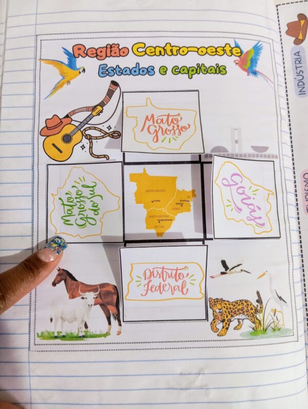 Kit Educacional Região Centro-Oeste do Brasil! 🌍 - Imagem 5