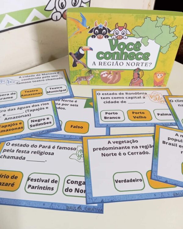 Kit Educacional sobre a Região Norte do Brasil! 🌎 - Imagem 8