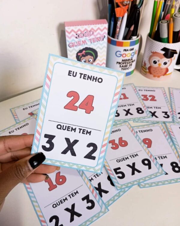 ♣️Jogo Quem Tem? Eu Tenho... - MULTIPLICAÇÃO ✖️