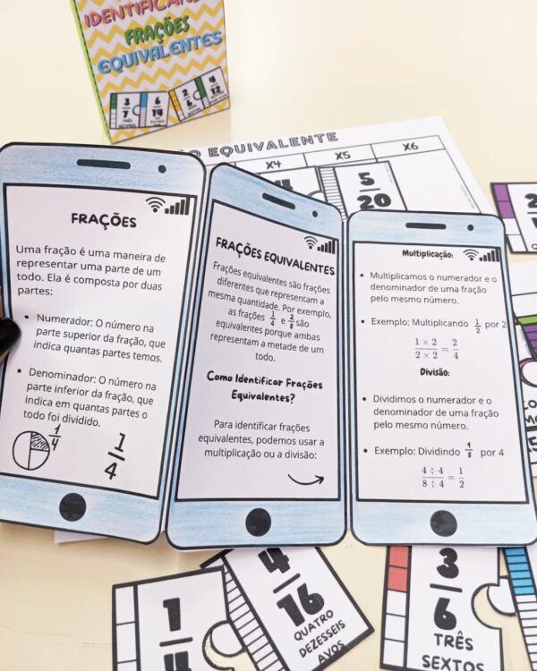Identificando Frações Equivalentes! 🎉📚 - Imagem 5