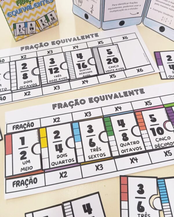 Identificando Frações Equivalentes! 🎉📚 - Imagem 6