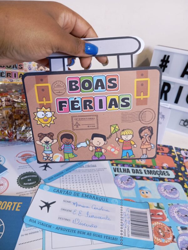 Kit Férias - Lembrancinhas e Atividades ✨🌟 - Imagem 7
