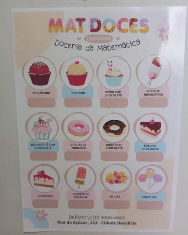 🍰Doceria da Matemática🧁 - Imagem 2