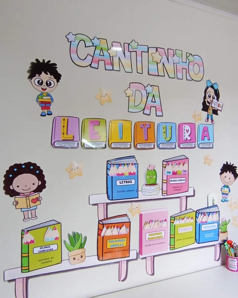 📔 CANTINHO DA LEITURA 📕 – Aula Criativa