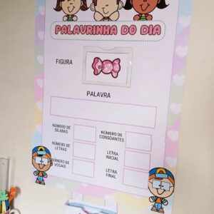 ✏️Palavra do dia - Tema colorido✏️