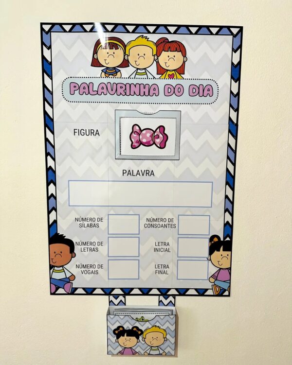 ✏️Palavra do dia - Tema azul ✏️