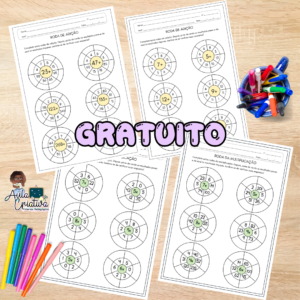 Material Gratuito! Roda das Operações: Adição e Multiplicação 🎉