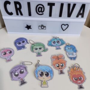 ✨Chaveiro das Emoções - Tema Divertidamente! 🎉