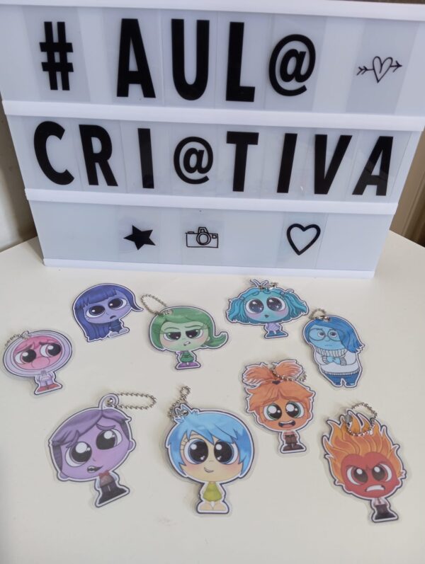 ✨Chaveiro das Emoções - Tema Divertidamente! 🎉 - Imagem 6