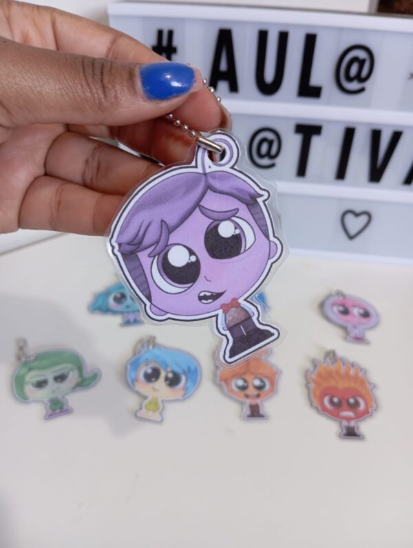 ✨Chaveiro das Emoções - Tema Divertidamente! 🎉 - Imagem 5