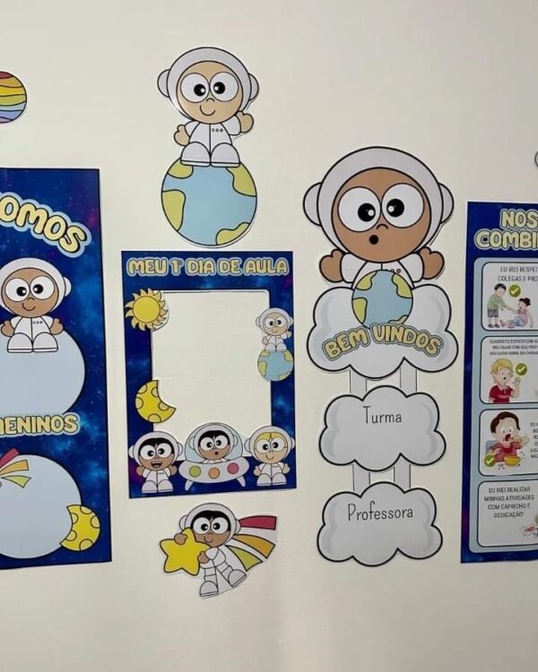 👩🏾‍🚀 Kit Decoração - ASTRONAUTA 🚀 - Imagem 9