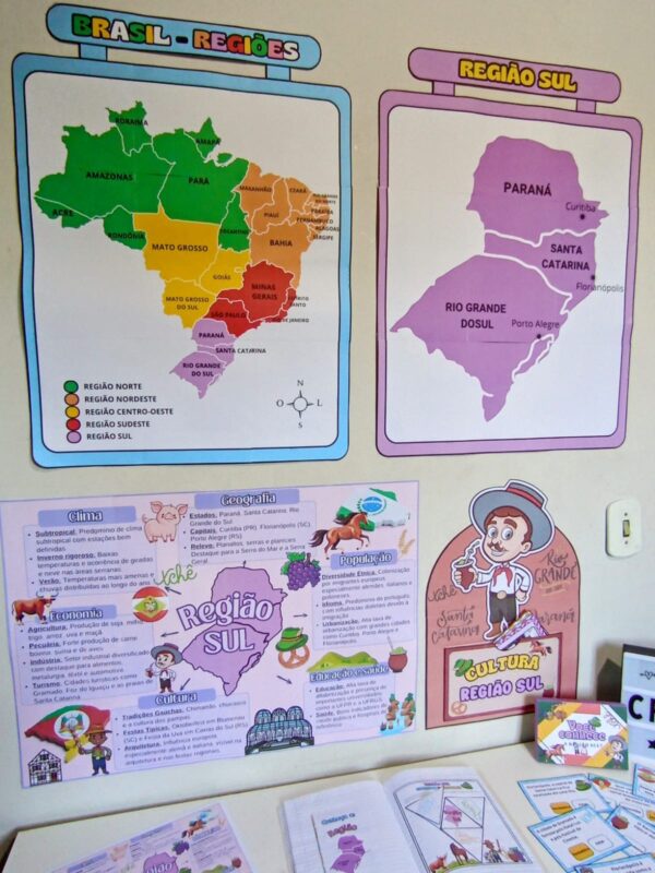🌟Kit Educativo da Região Sul do Brasil! 🌟 - Imagem 3