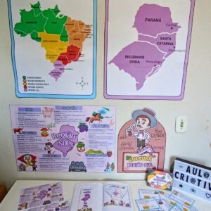 🌟Kit Educativo da Região Sul do Brasil! 🌟