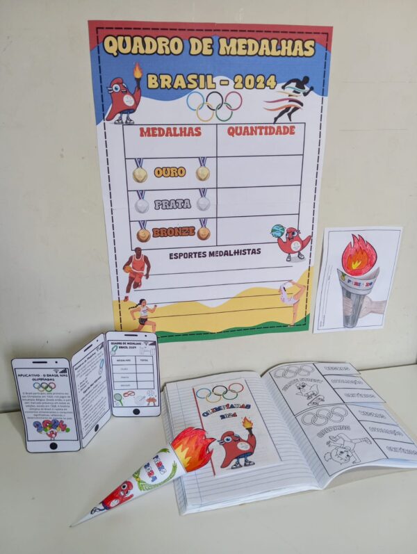 OLIMPÍADAS - QUADRO DE MEDALHAS E ATIVIDADES