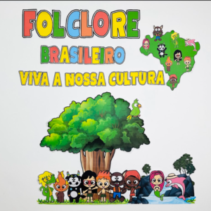 FOLCLORE BRASILEIRO - PAINEL, PARLENDAS, 10 SACIZINHOS, ETC
