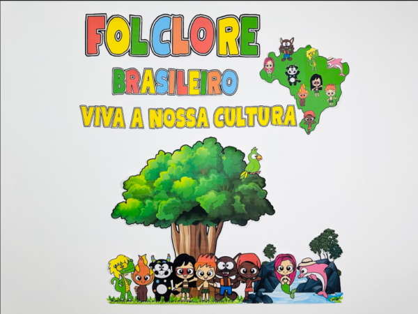 FOLCLORE BRASILEIRO - PAINEL, PARLENDAS, 10 SACIZINHOS, ETC