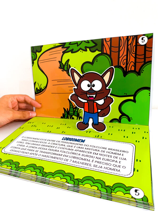 📚✨ Livro 3D do Folclore Brasileiro! ✨📚 - Imagem 2