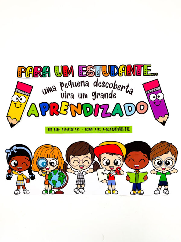 📚✨ Kit Dia do Estudante - Educação Infantil ✨📚