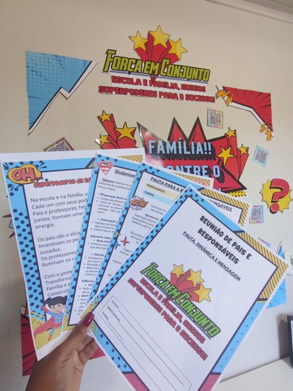 KIT REUNIÃO DE PAIS - TEMA SUPER HERÓIS! 🦸‍♀️ - Imagem 2