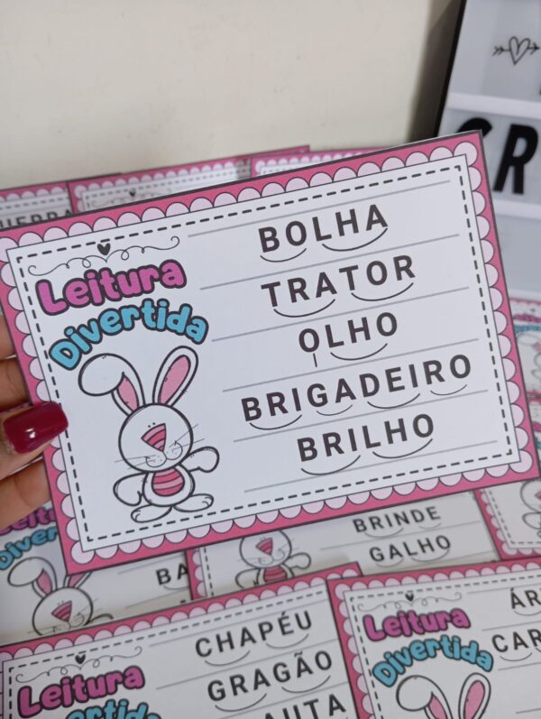 📝 Fichas de Leitura Divertida - Sílabas Complexas 📝 - Imagem 3