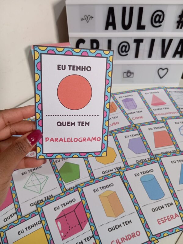 Jogo "Quem Tem? Eu Tenho... Geometria" - Imagem 8