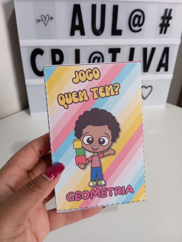 Jogo "Quem Tem? Eu Tenho... Geometria" - Imagem 2