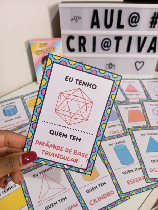 Jogo "Quem Tem? Eu Tenho... Geometria" - Imagem 4