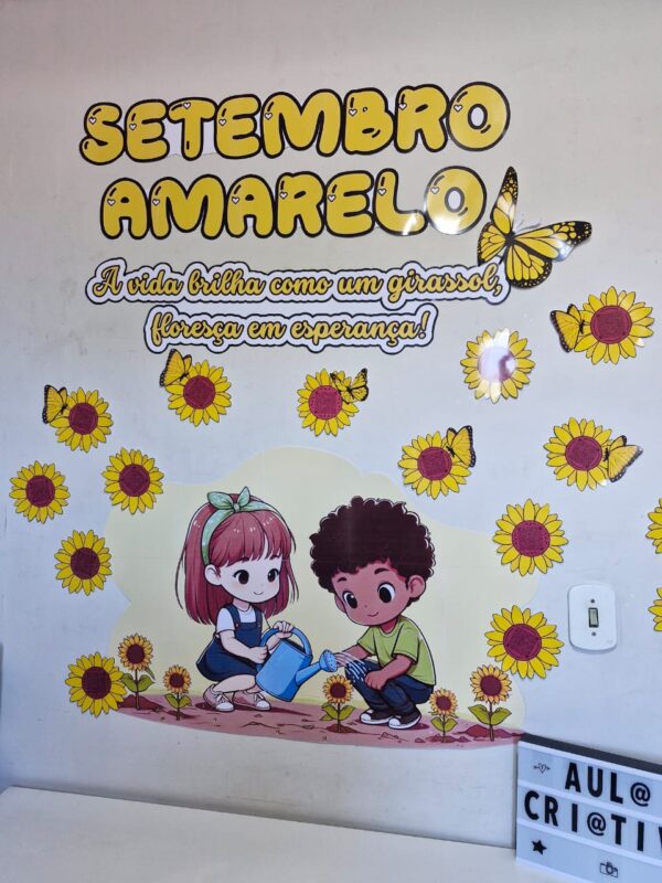 🌻SETEMBRO AMARELO - Painel Interativo - Floresça em Esperança🌻 - Imagem 3