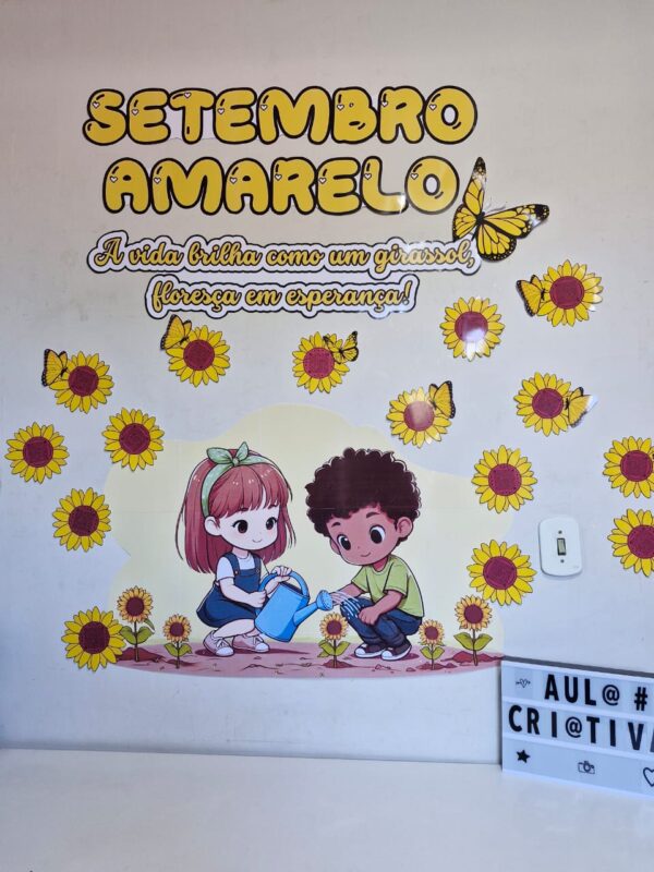 🌻SETEMBRO AMARELO - Painel Interativo - Floresça em Esperança🌻 - Imagem 10