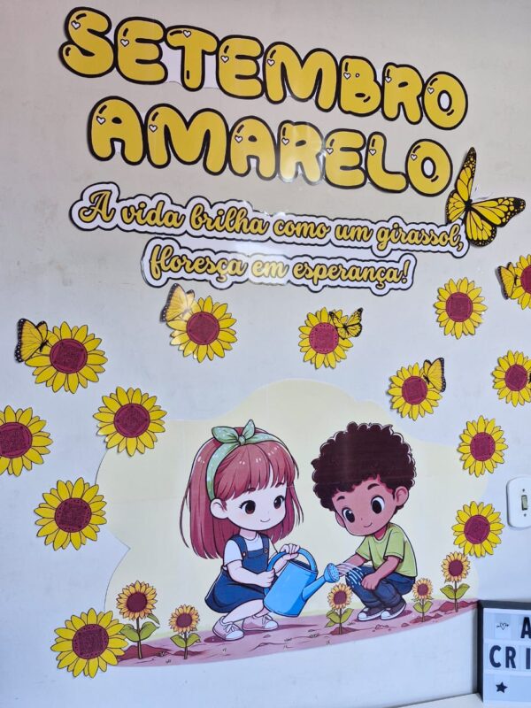 🌻SETEMBRO AMARELO - Painel Interativo - Floresça em Esperança🌻 - Imagem 9