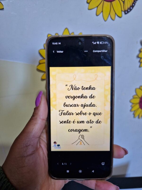 🌻SETEMBRO AMARELO - Painel Interativo - Floresça em Esperança🌻 - Imagem 5