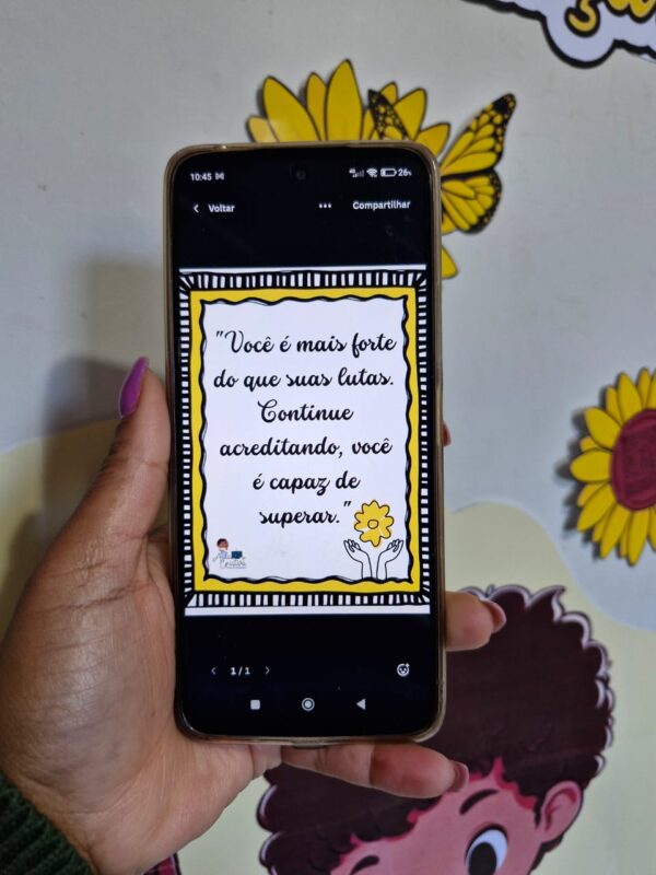 🌻SETEMBRO AMARELO - Painel Interativo - Floresça em Esperança🌻 - Imagem 4
