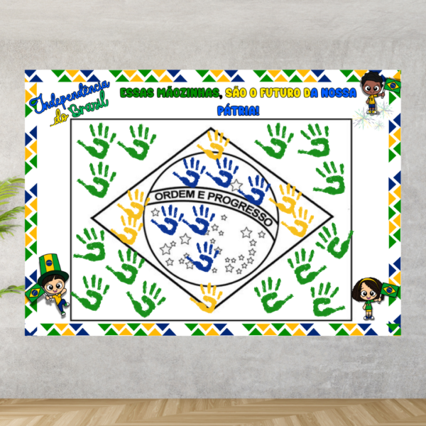 Lançamento Especial! Painel Colaborativo Bandeira do Brasil!