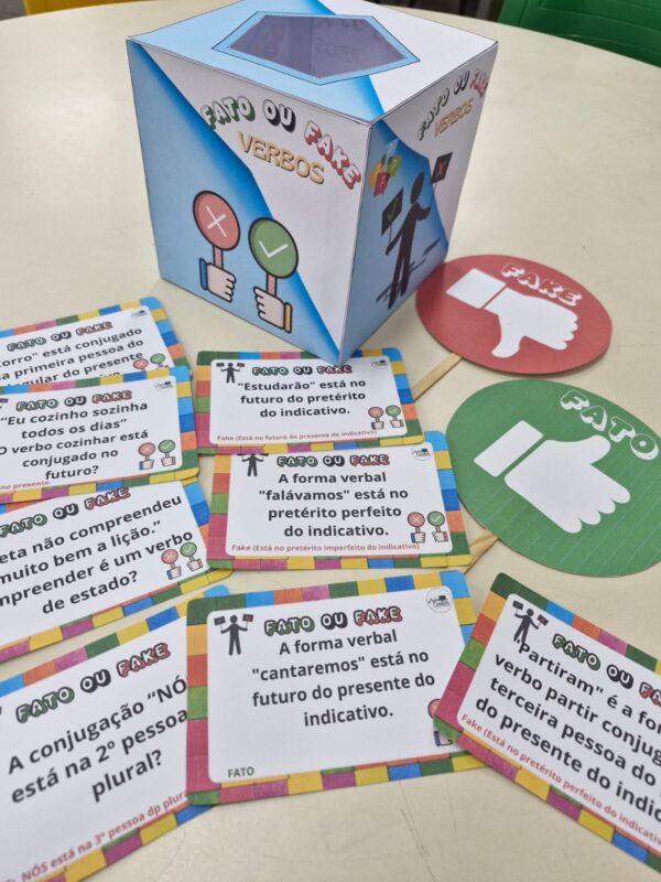 📚 Jogo Pedagógico: Fato ou Fake dos Verbos! 📝 - Imagem 7