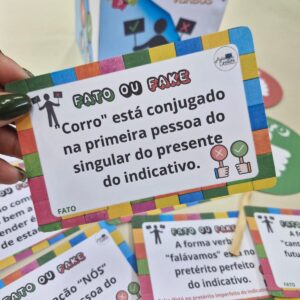 📚 Jogo Pedagógico: Fato ou Fake dos Verbos! 📝