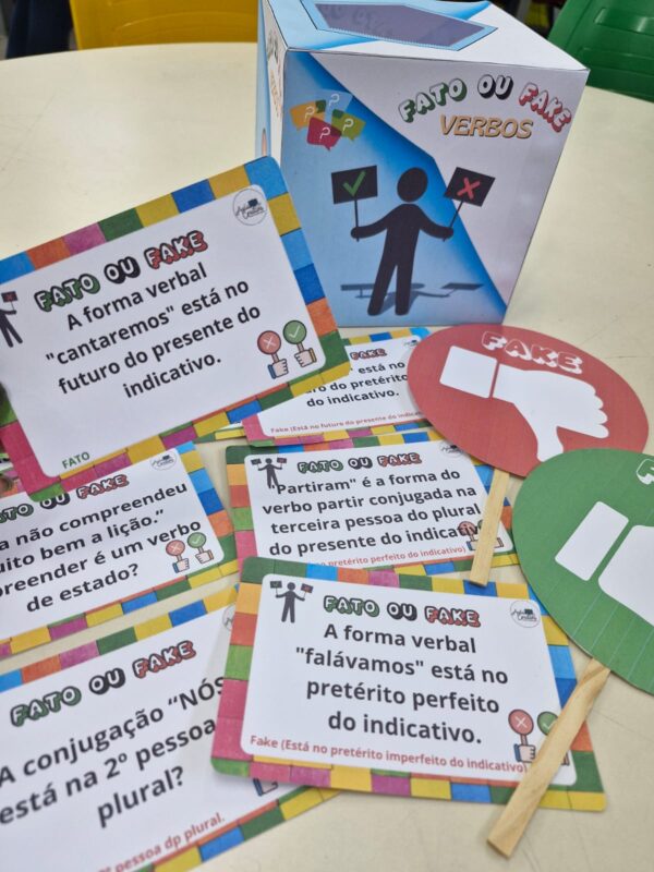 📚 Jogo Pedagógico: Fato ou Fake dos Verbos! 📝 - Imagem 4
