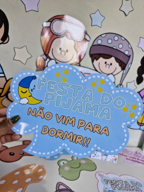 🌙🎉Painel Dia do Pijama e Lembrancinhas 🎉🌙 - Imagem 7