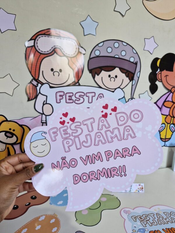 🌙🎉Painel Dia do Pijama e Lembrancinhas 🎉🌙 - Imagem 6