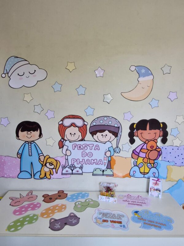 🌙🎉Painel Dia do Pijama e Lembrancinhas 🎉🌙 - Imagem 2