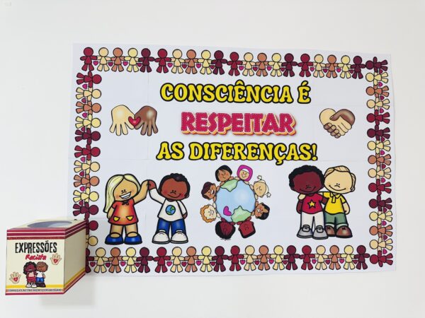 ✨KIT CONSCIÊNCIA NEGRA - PAINEL E LIVRO "O CABELO DE LELÊ"✨