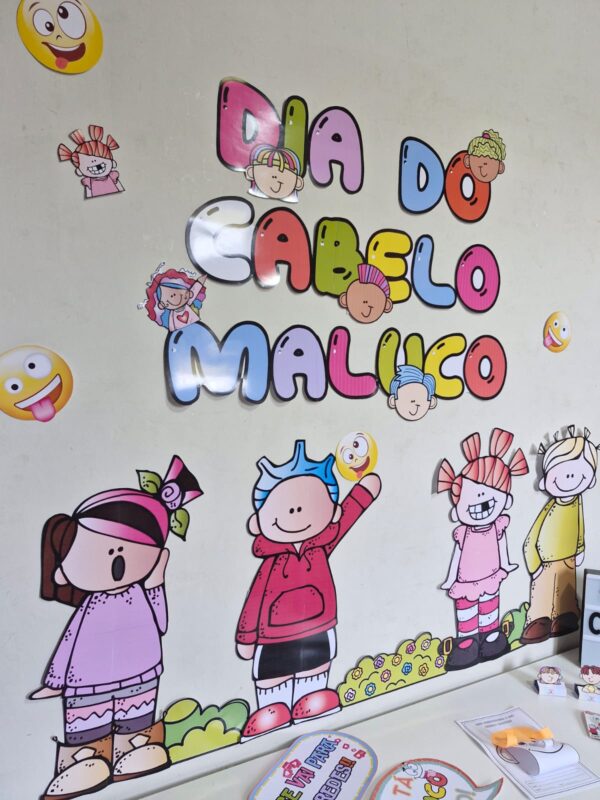 🎨✨Painel Dia do Cabelo Maluco e Lembrancinhas ✨🎨 - Imagem 9