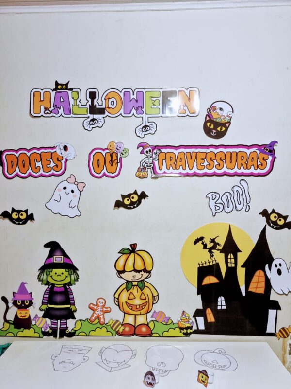 🎃PAINEL HALLOWEEN - DOCES OU TRAVESSURAS! 👻 - Imagem 2