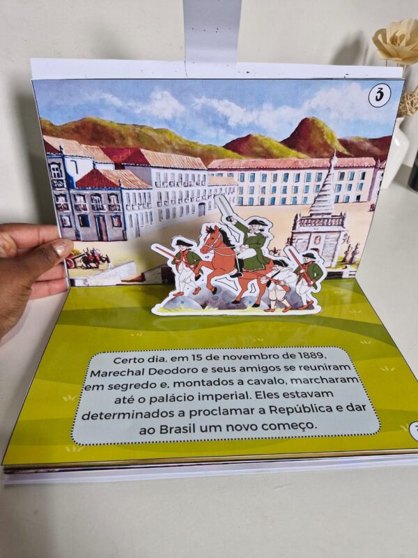 📖✨ LANÇAMENTO: LIVRO 3D - PROCLAMAÇÃO DA REPÚBLICA - Imagem 6