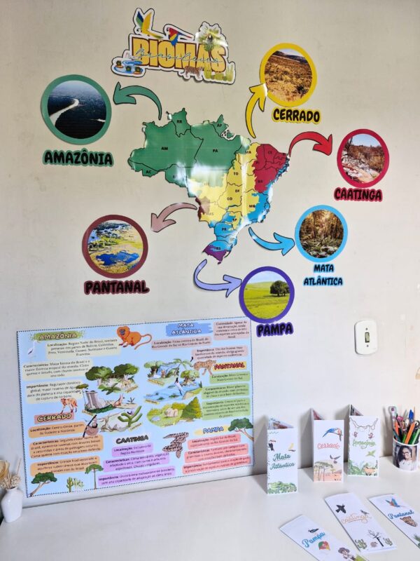 🌍 Kit Pedagógico "Os Biomas Brasileiro"! 🌱🦜