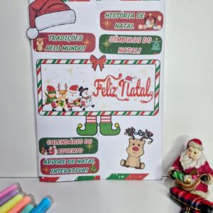 🎄✨ LAPBOOK: "ENTÃO É NATAL" 🎅📖