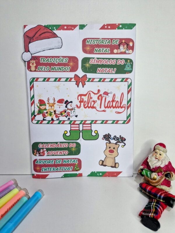 🎄✨ LAPBOOK: "ENTÃO É NATAL" 🎅📖