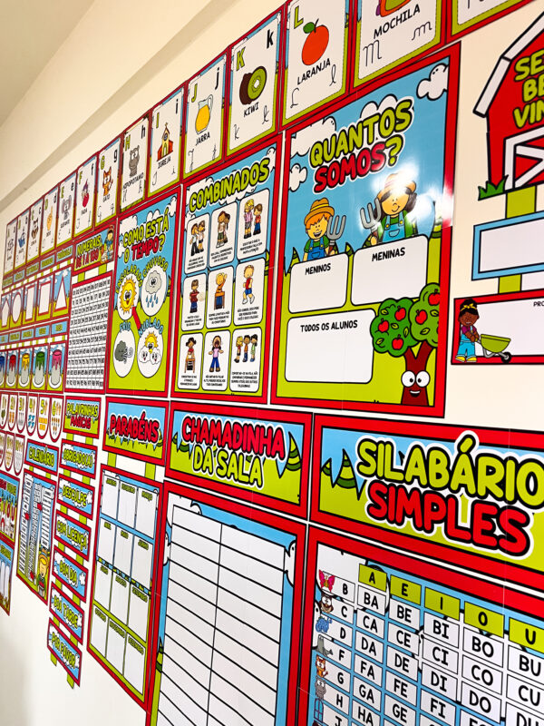 📚 Kit Sala de Aula - Fazendinha 👩‍🏫