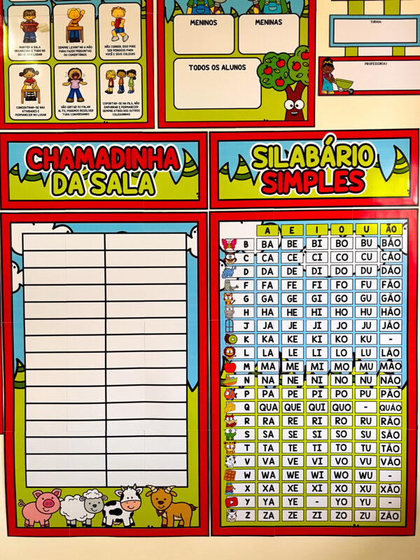 📚 Kit Sala de Aula - Fazendinha 👩‍🏫 - Imagem 13