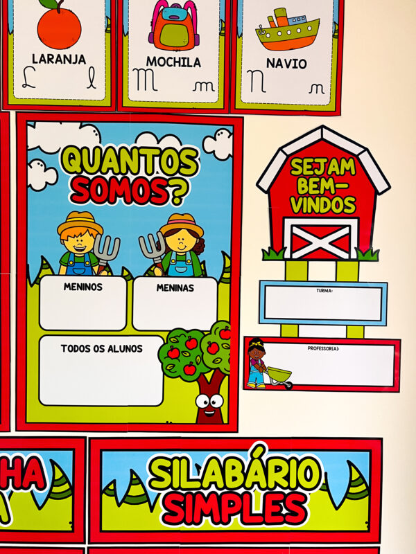 📚 Kit Sala de Aula - Fazendinha 👩‍🏫 - Imagem 12